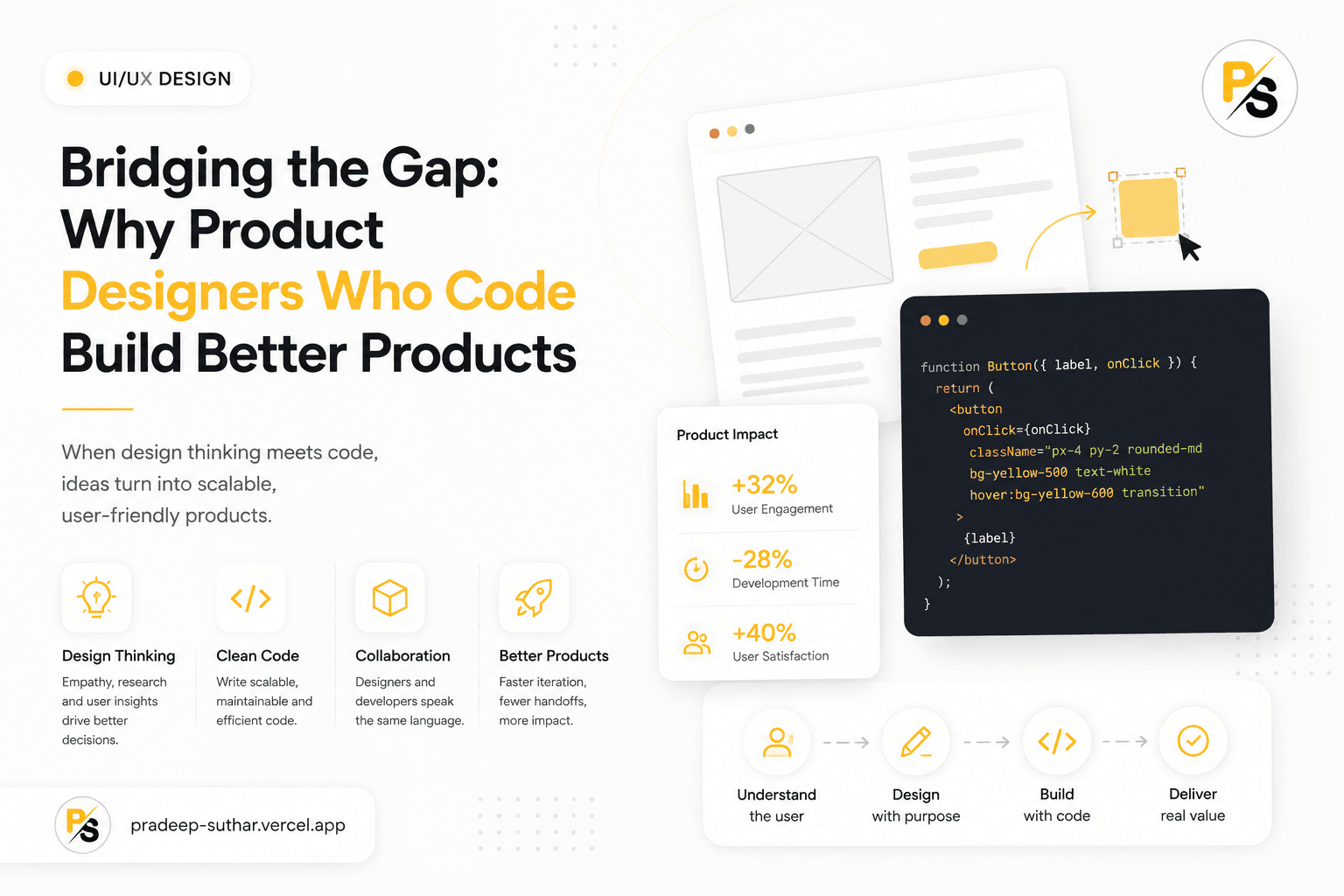 Bridging the Gap: Why Product Designers Who Code Build Better Products
