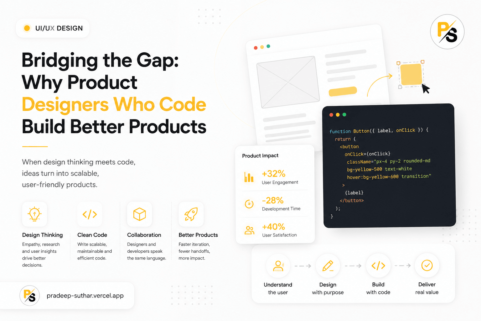Bridging the Gap: Why Product Designers Who Code Build Better Products